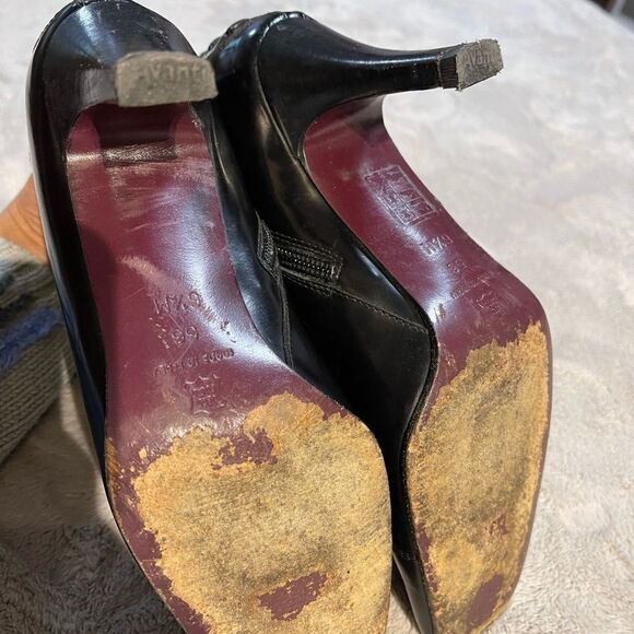 Via spiga structured square toe leather boots - Picture 6 of 10